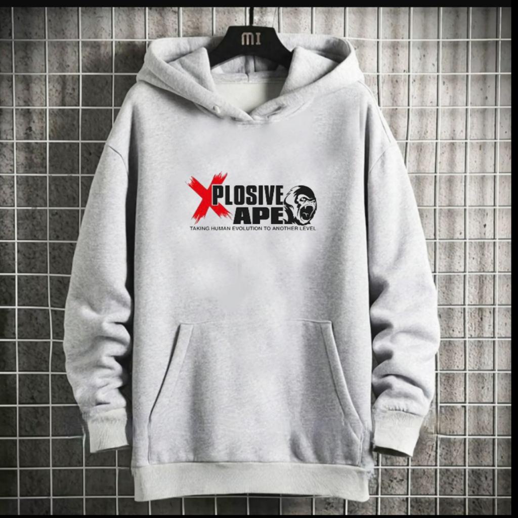 SWEATER HOODIE TULISAN XPLOSIVE APE / HOODIE MURAH TERLARIS / HOODIE POLOS / HOODIE PRIA DAN WANITA / UNISEX