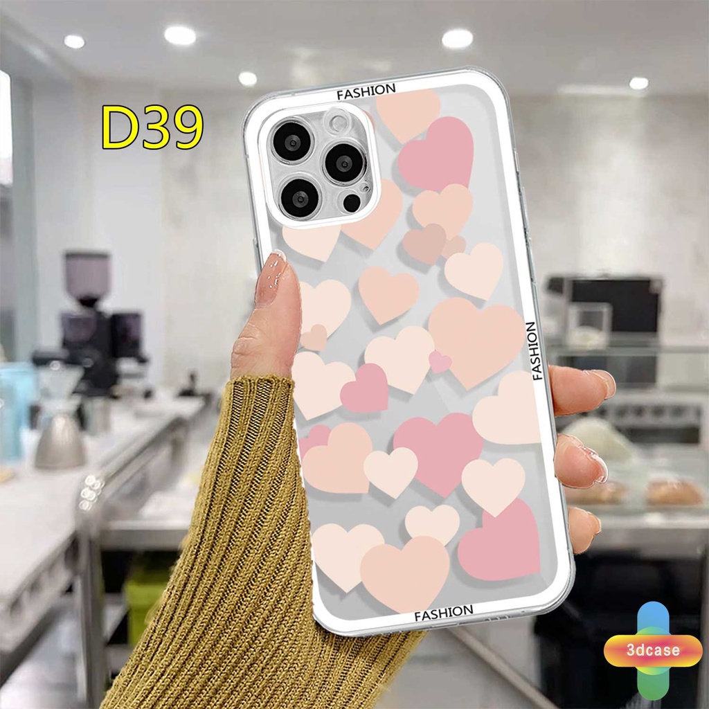 Compatible For Case IPhone 13 12 11 PRO MAX 6 7 6S 8 Plus X XR XS MAX 11 12 13 Se 2020 6SPlus 7Plus 6Plus 8Plus XSMAX A15 A16 A9 A5 A7 A5S Y12 Y20 Y15S A12 A03 Colorful Love Heart Silicone Case