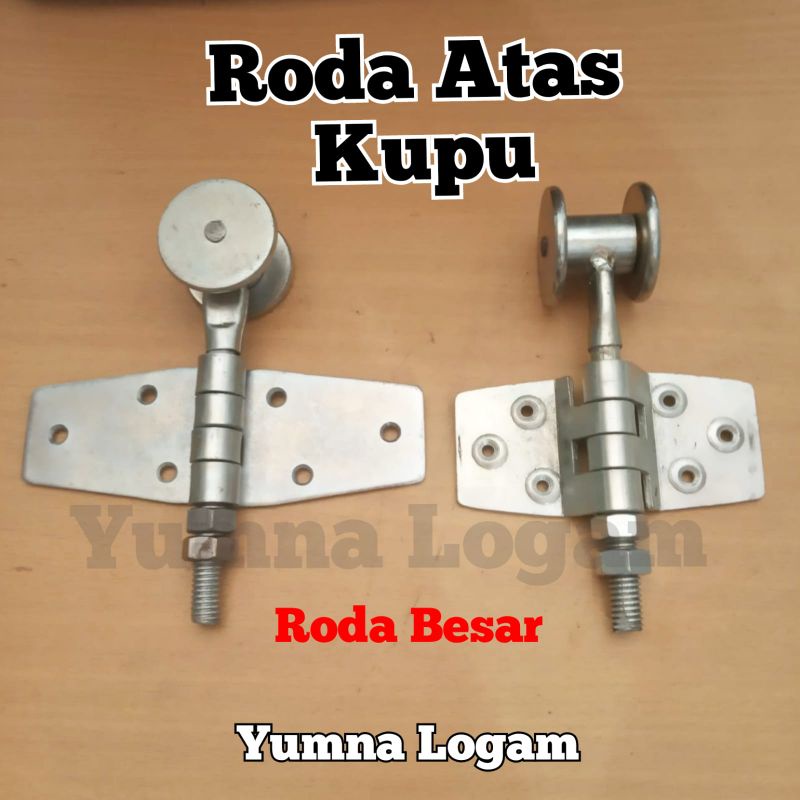 Roda atas kupu roda gantung pintu lipat handerson aksesoris pagar