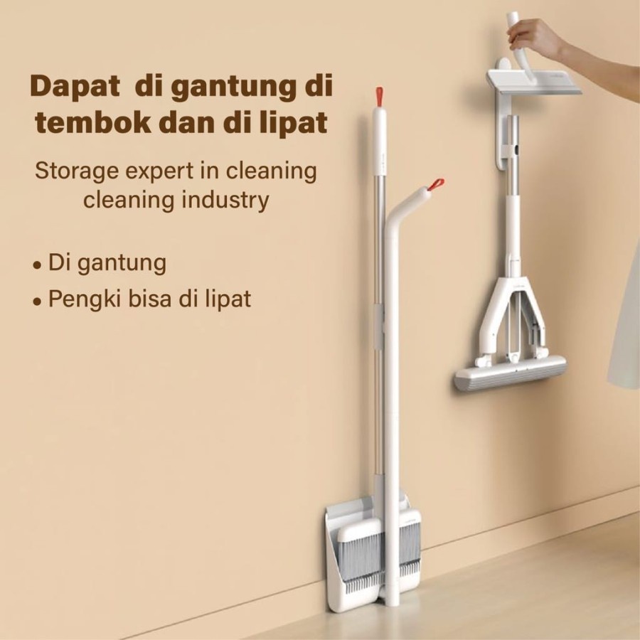 Deerma QJ100 3 in 1 Sweep and Mop Cleaning Kit - Set Pembersih Rumah Tangga