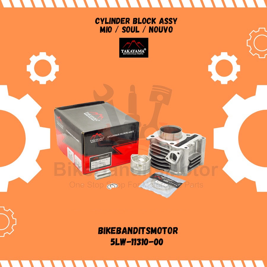 Cylinder Block Assy / Block Seher Mio / Soul / Nouvo Takayama