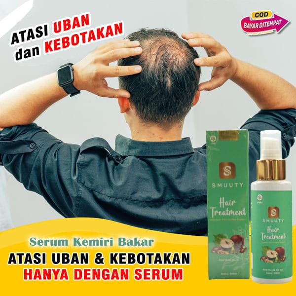 Smuuty Hair Treatment Obat Penghilang Uban Alamni, Mencegah Anti Kutu, Memperbaiki Rambut Rusak, Ant