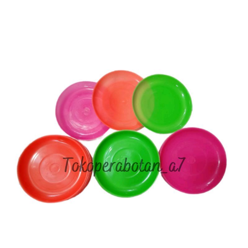 Lepek plastik (12pcs) /lepek/lepek snack/piring kecil/Piring snack/
