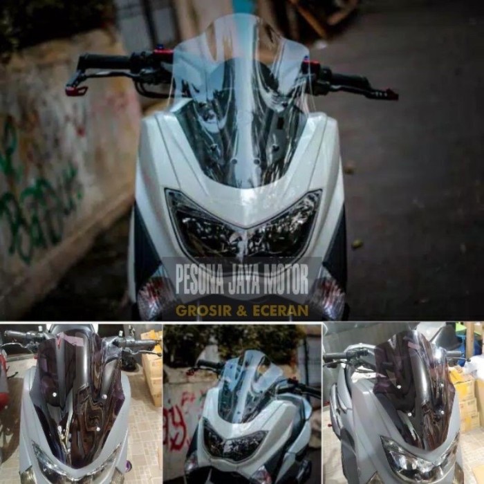 Tameng Windshield Nmax 2015-2019 Model Sectbill - Putih