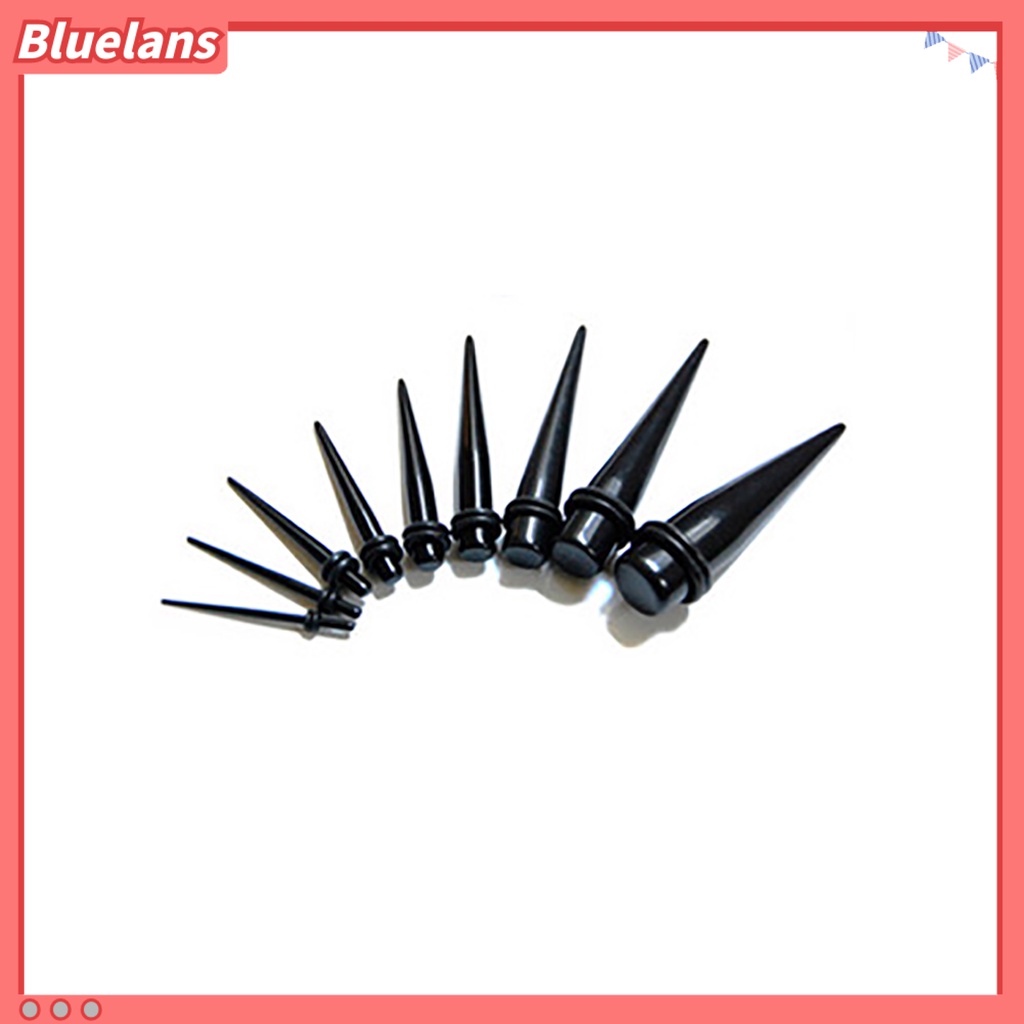 Bluelans 1Pc Acrylic Spiral Taper Flesh Tunnel Ear Stretcher Expander Cone Shape Earrings
