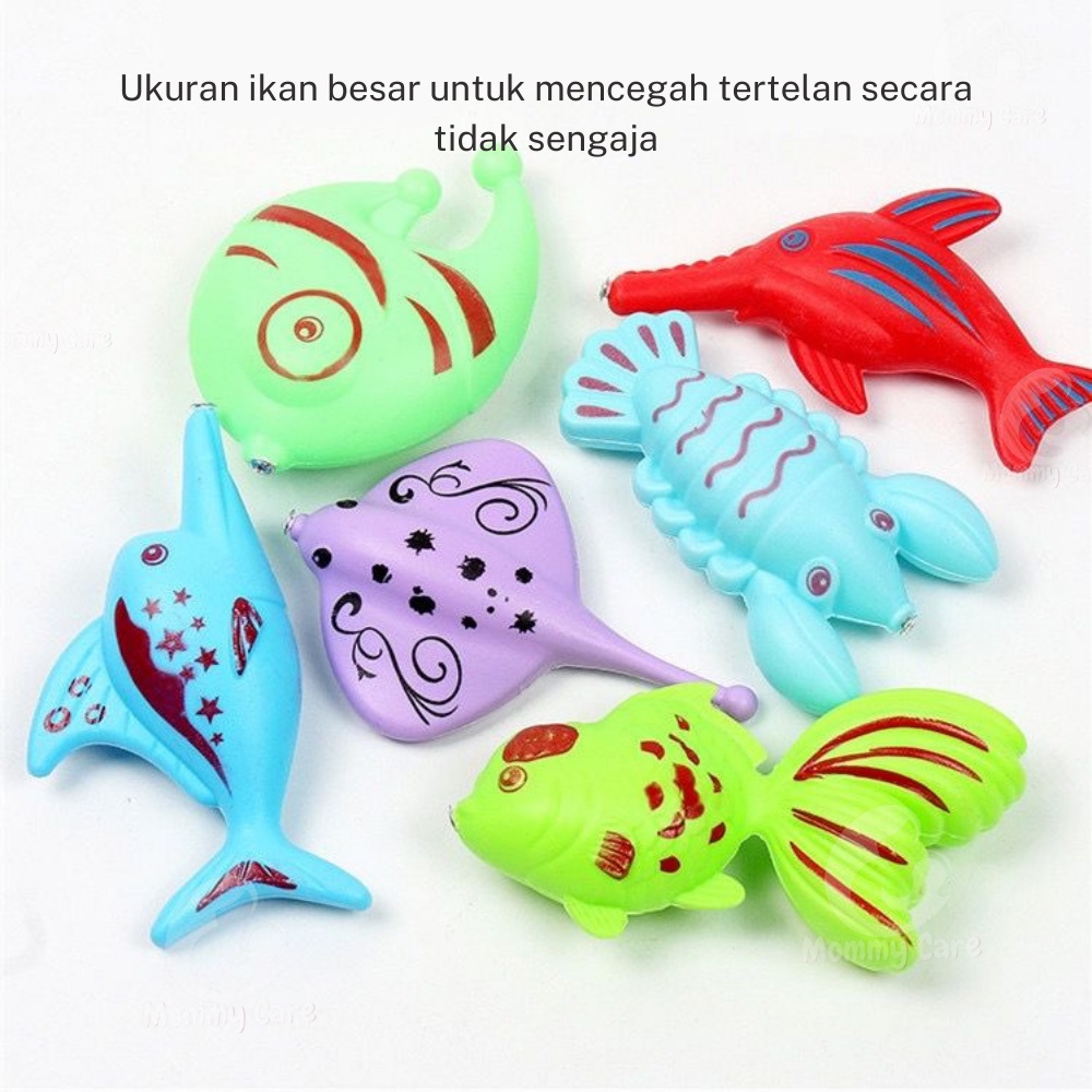 MOMMYCARE MAINAN PANCING IKAN MAGNET DAN KOLAM PANCINGAN MAGNET ANAK