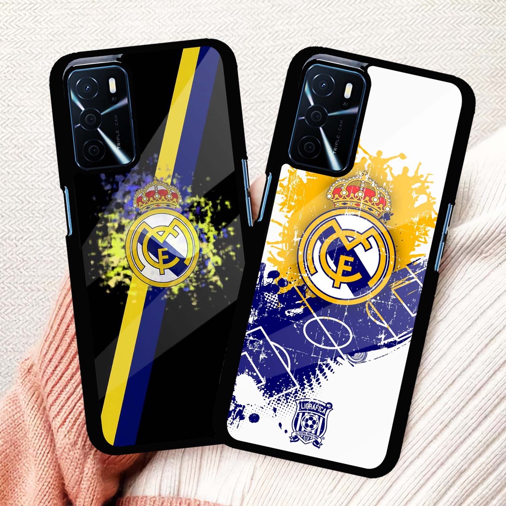 Case Kilau Oppo | A16 | A16S | Casing Hp Glossy | Motif Bola Mdrd