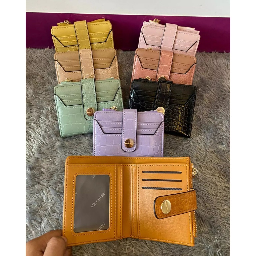 ❤️BEST SELLER ❤️ Genie Wallet Dompet Lipat Motif Croco Jims Honey