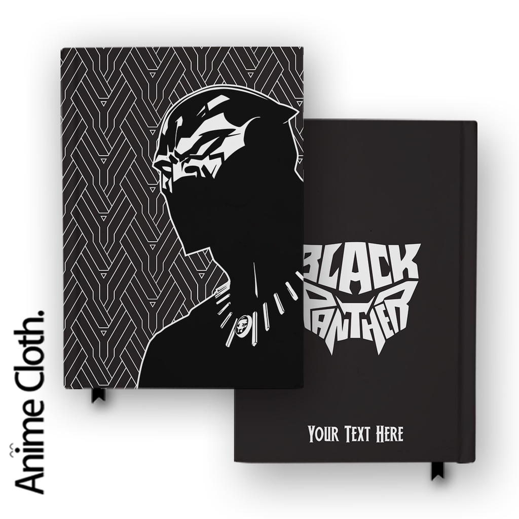

Buku Catatan Notebook Black Panther 3 Custom Nama Agenda Jurnal Diary Hardcover A5 A6