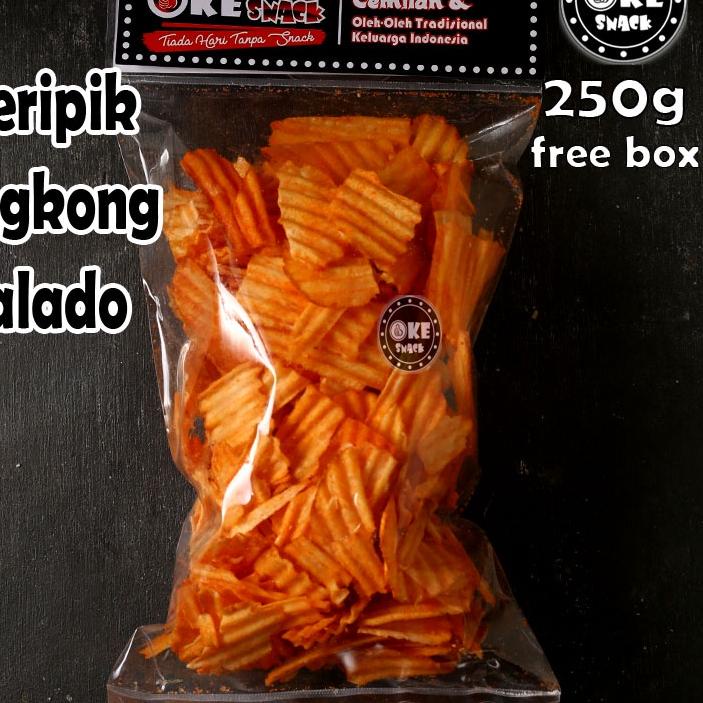 

Stok terbaru Keripik Singkong Balado 250g gas !!