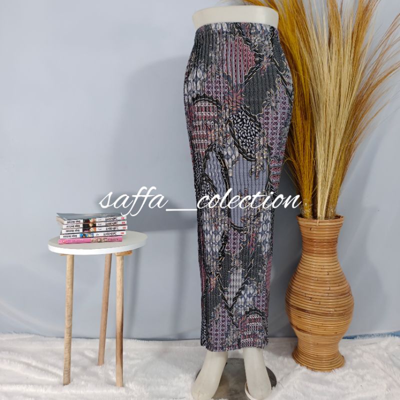 rok plisket batik/rok prisket batik/rok