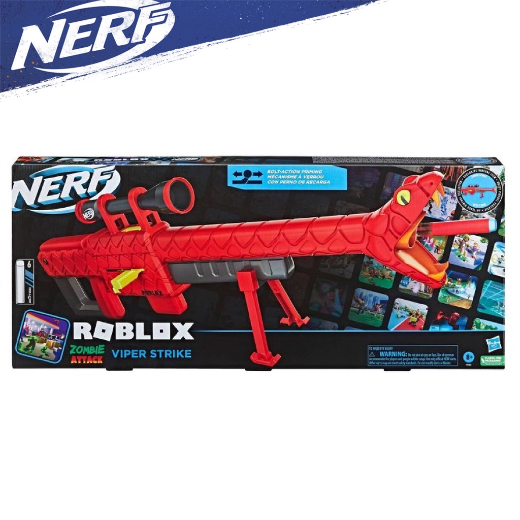 NERF Roblox Zombie Attack Viper Strike Sniper Blaster