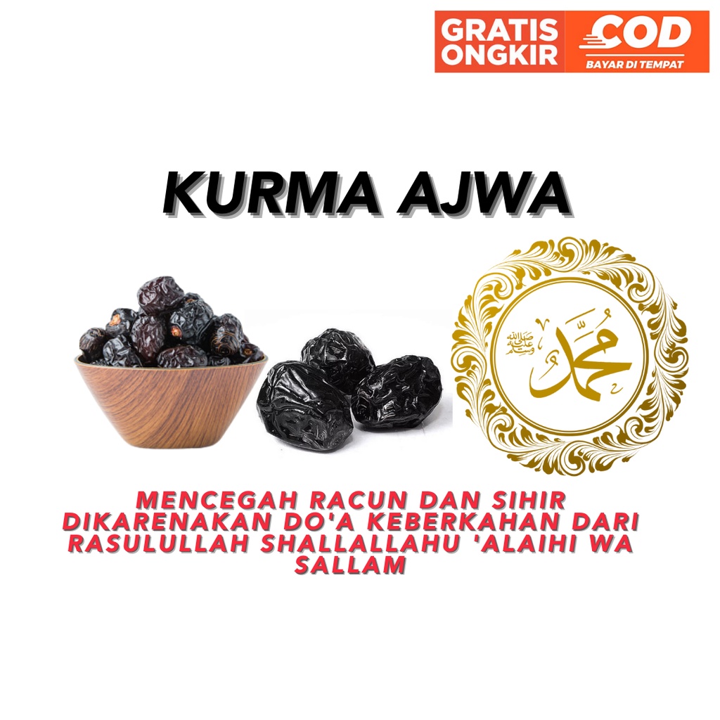

Kurma Nabi Premium Quality- Kurma Ajwa Asli SaudiArabia 100%