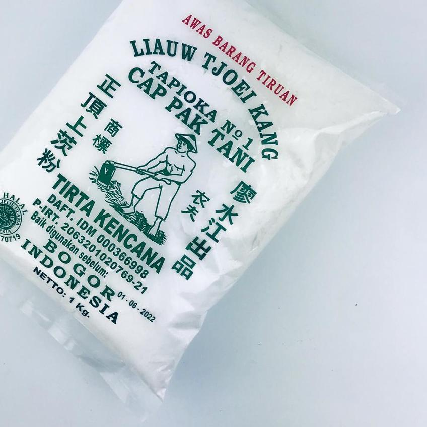 

BAYAR DITEMPAT✔️Tepung tapioka/cap pak tani/tirta kencana/Tepung/Liauw tjoei kang|KD5