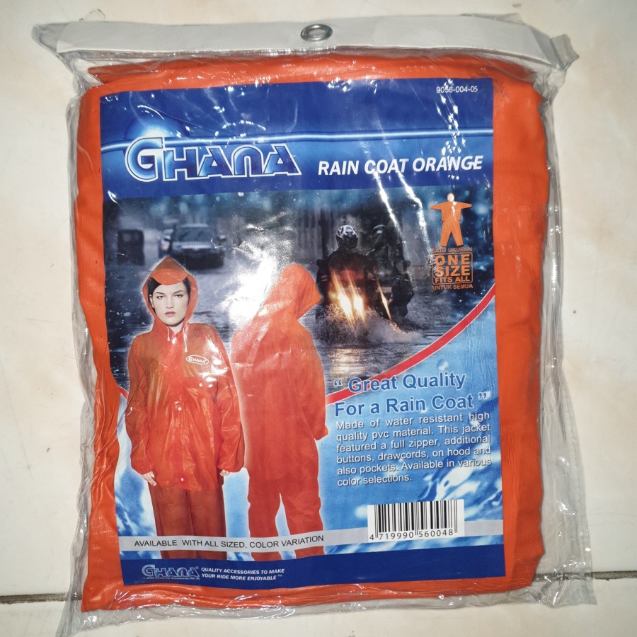 Jas Hujan / Mantel Ghana Baju Celana 1set Super Tebal