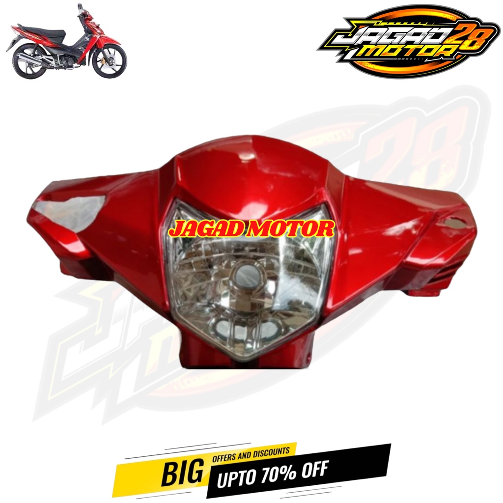 Batok Kepala Depan Revo Lama Revo Lancip Merah Set Reflektor Lampu Depan / Batok Depan Belakang Revo Lama Revo Lancip Merah Plus Reflektor Lampu Depan / Batok Depan Belakang Revo Lama Revo Lancip Merah Dan Lampu Depan