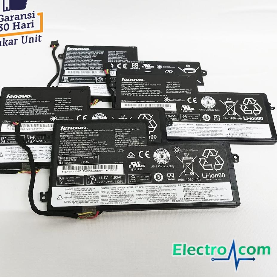 Barang baru--Battery / Batre ORIGINAL Internal Lenovo Thinkpad X240 X250 X260 X270 T450 T460