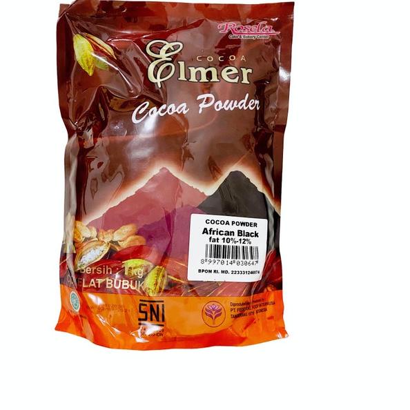 

✨SHOPEE MALL✨ Elmer Cocoa Powder African Black 1kg / Elmer Coklat Bubuk African Black 1kg murah