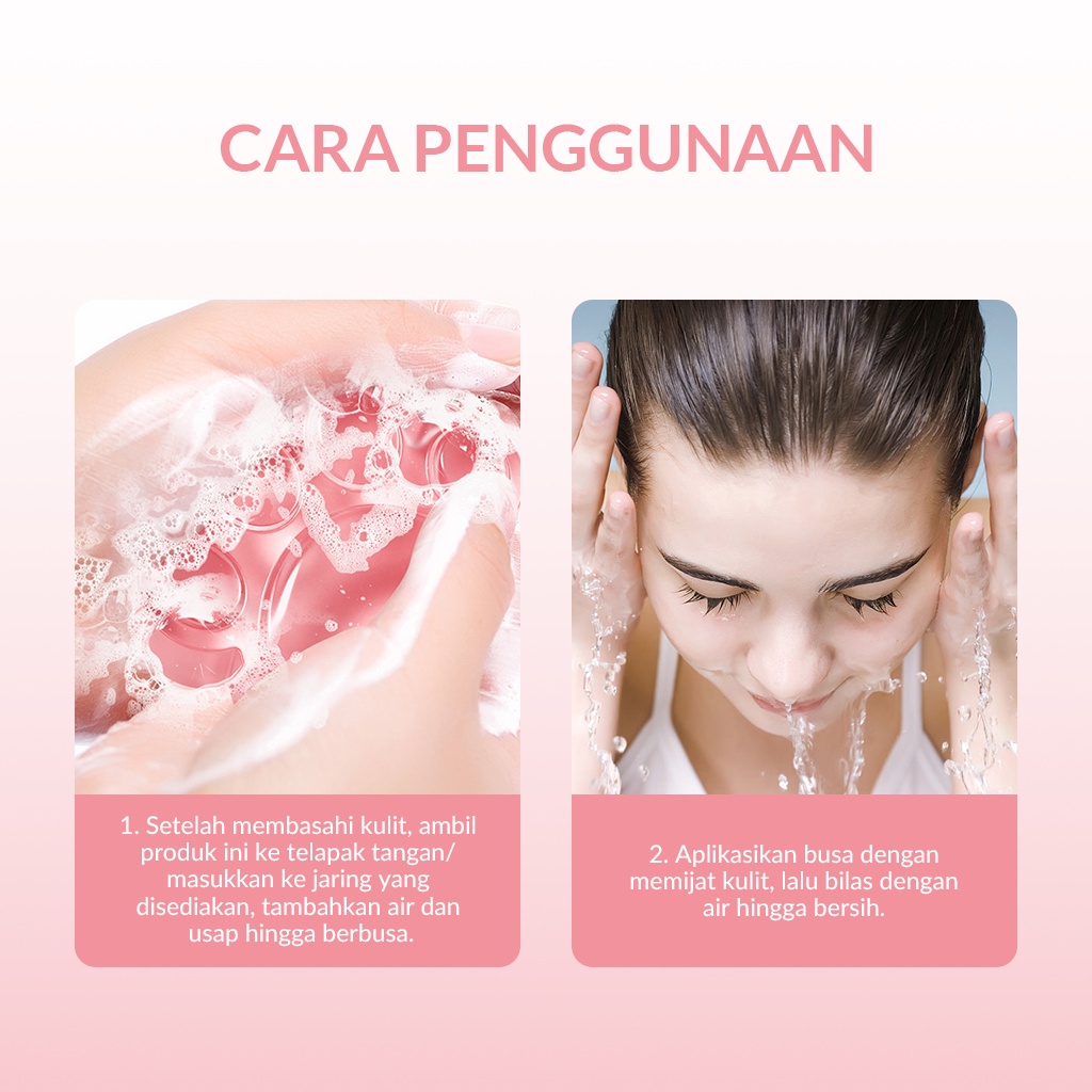 ✨ AKU MURAH ✨ BIOAQUA Cat's Claw Moisturizing Rose Jelly Soap 110gr