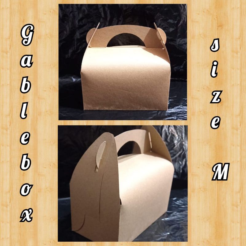 

gable box kraft size M