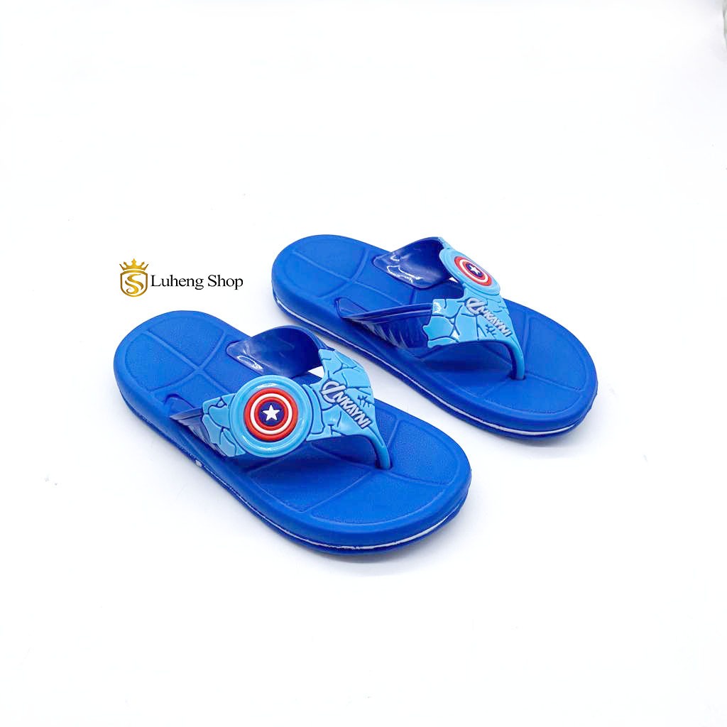 Sandal Jepit / Sandal Anak Cowok Bahan Karet Animasi Marvel Terbaru Anti Licin