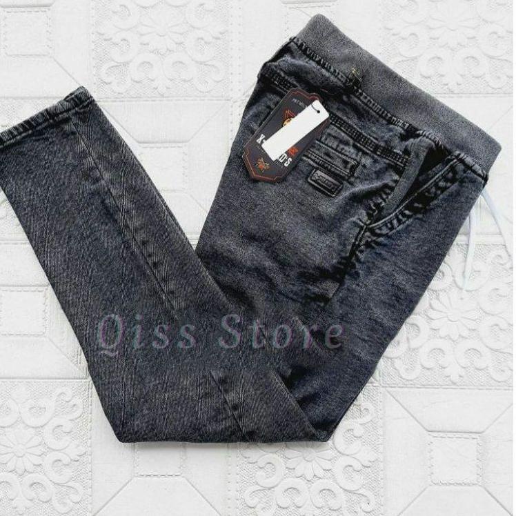 Murah Banget CELANA JEANS PANJANG PRIA SLIMFIT PINGGANG KARET | CELANA JEANS PRIA PINGGANG KARET/JEA