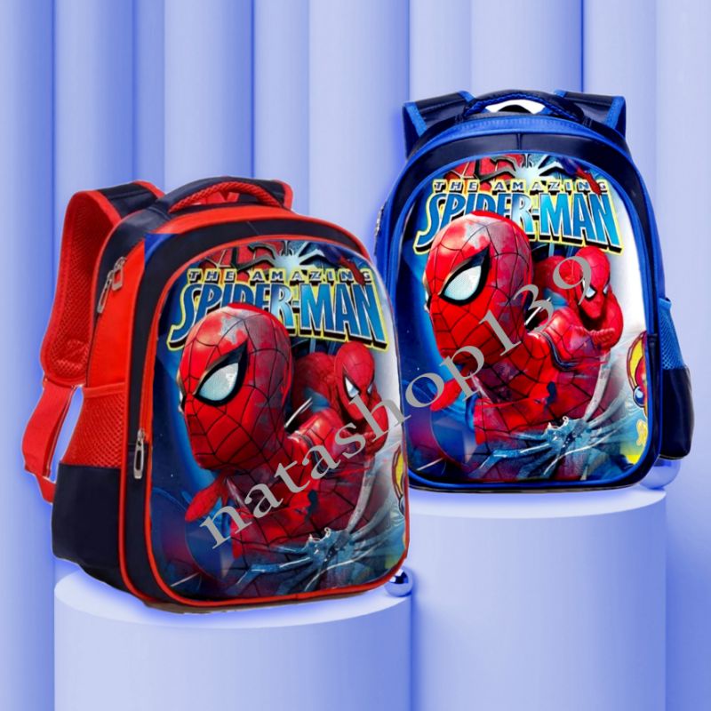 Hot Sale Tas Sekolah TK-SD Anak Laki-Laki Tas Ransel Marvel Superhero