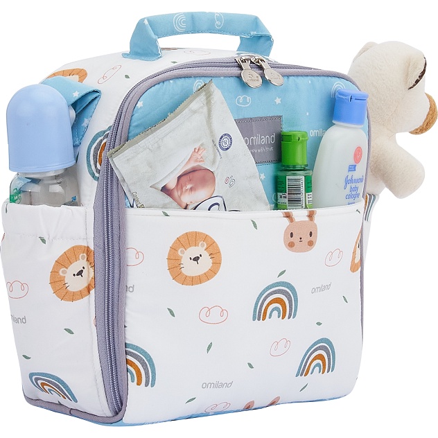 Omiland Tas Bayi Kecil Saku Print Rainbow Series - OB 28171-2