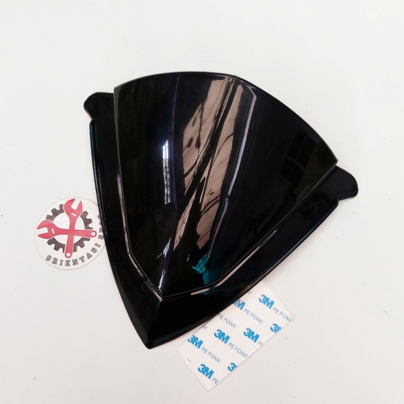 Visor Vario 125 techno - Visor vario 125 old 2012 2013 2014 hitam anti pecah free double tape