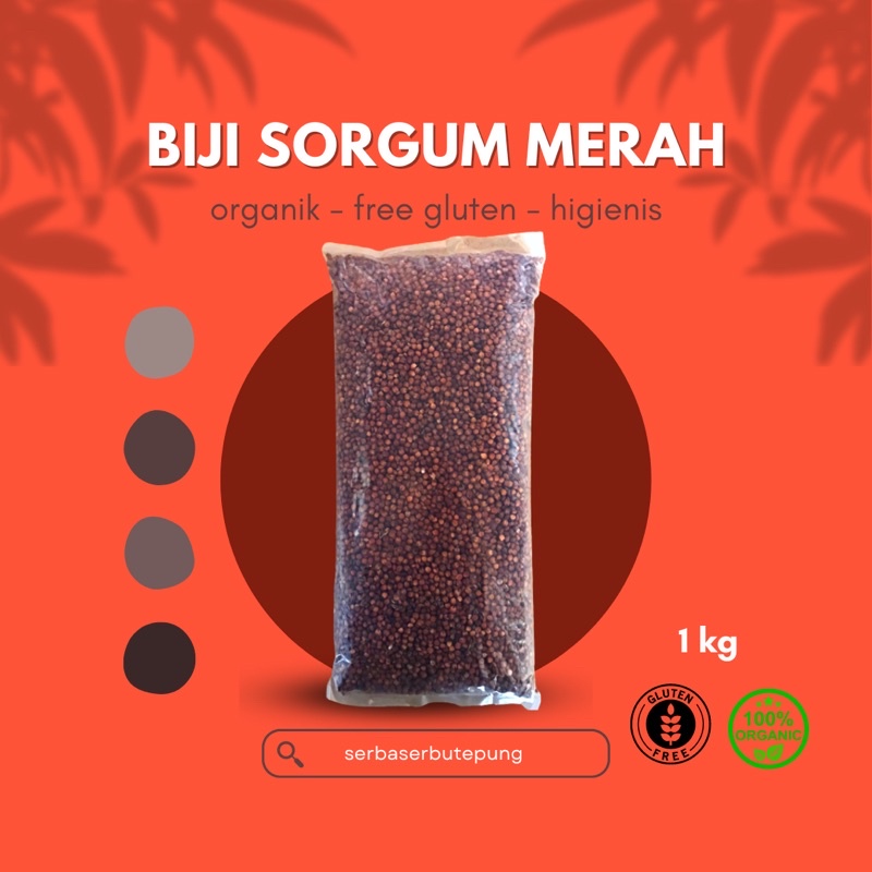 

Beras Biji Benih Sorgum Merah (1kg)| biji sorgum merah sorghum