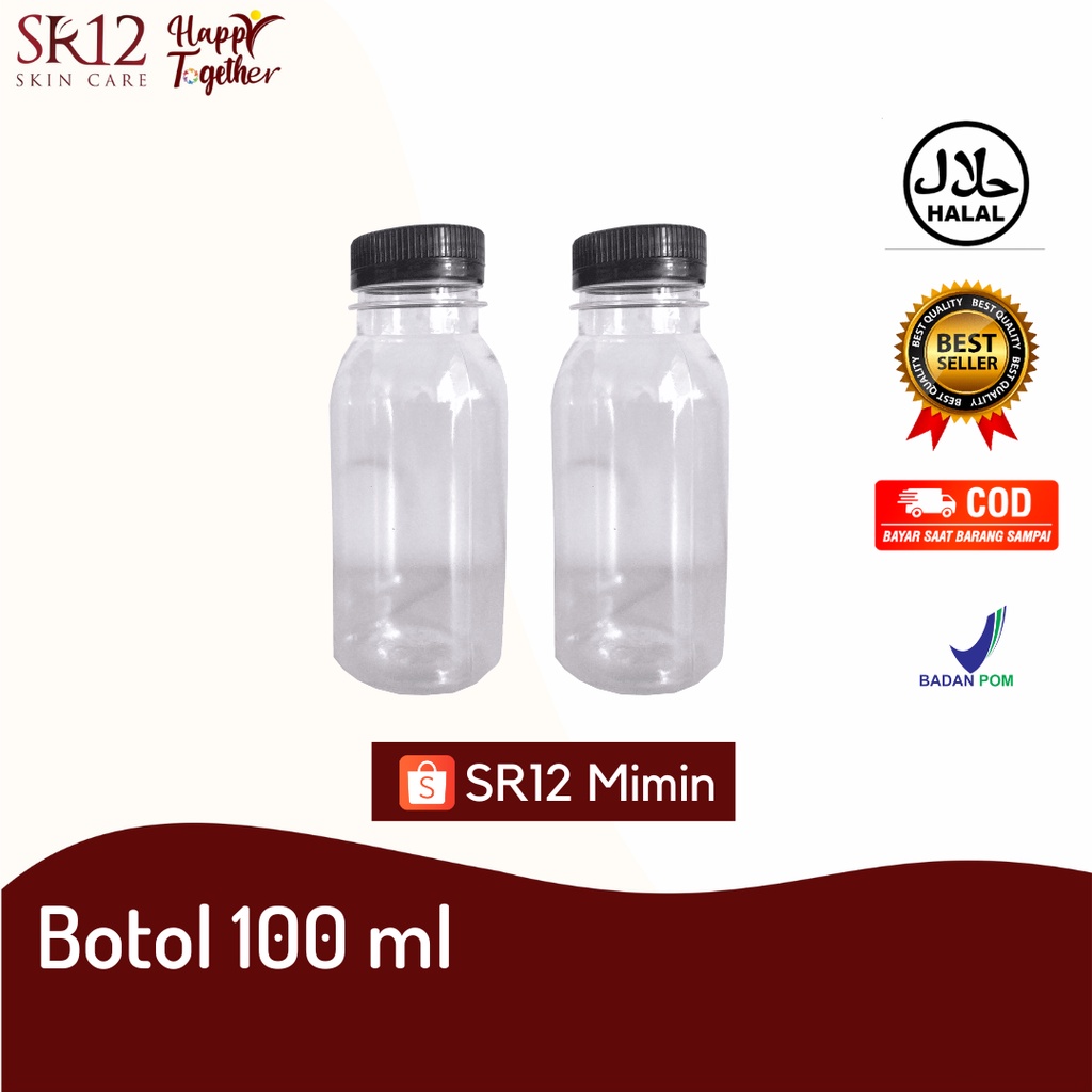 BOTOL 100 ML - BOTOL PLASTIK 100 ML