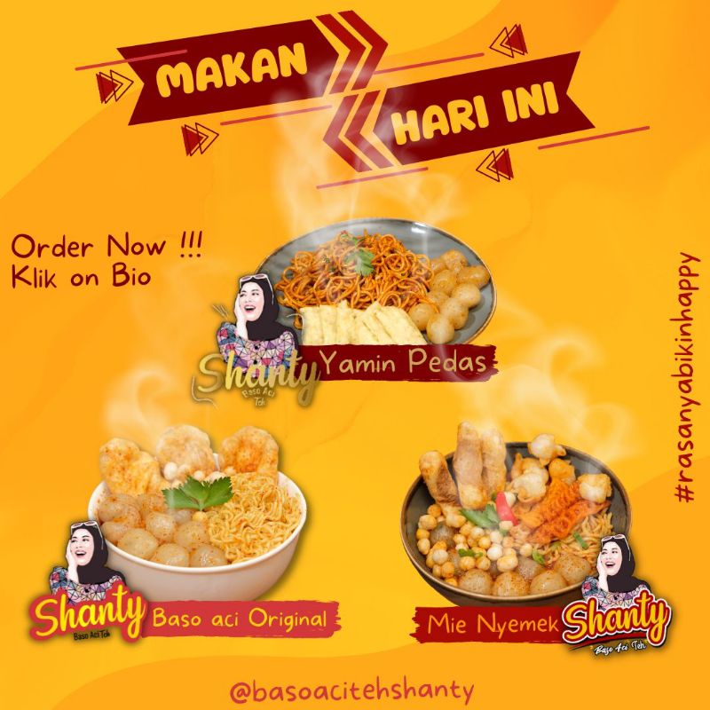 Baso Aci Teh Shanty - Aneka Baso Aci All Varian Teh Shanty Premium Asli Khas Garut