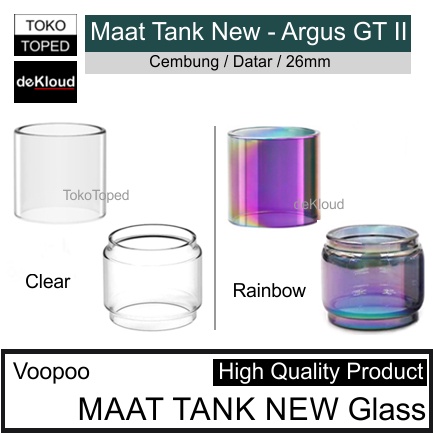 Koleksi tabung kaca MAAT TANK NEW Glass | replacement glass pengganti untuk Argus kit tipe GT2 gt ii 2 xt mt