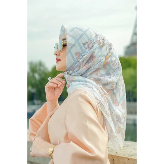 Buttonscarves x Dian pelangi autograph blanc preloved