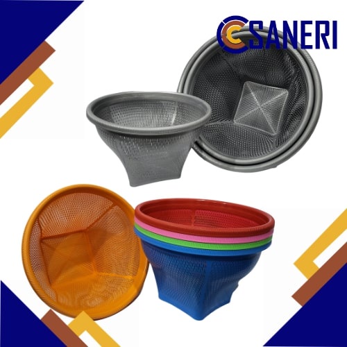 BAKUL PLASTIK KECIL 222 ABU DAN WARNA