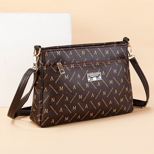 TAS SELEMPANG WANITA FOREVER YOUNG MEMORA KULIT COKLAT TA662B7 PREMIUM SLING BAG KOREA IMPORT CEWEK KEKINIAN MURAH REMAJA FASHION SIMPLE CASUAL BRANDED BATAM