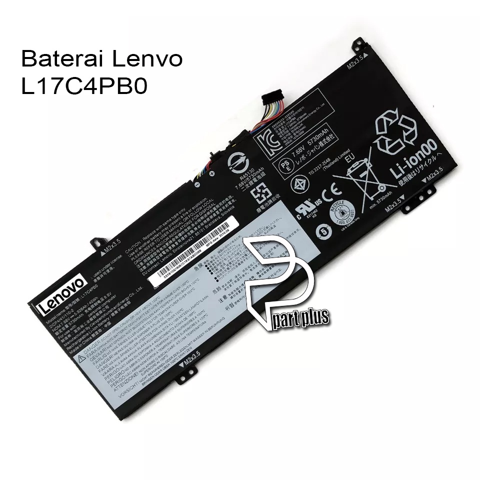 Baterai Laptop Lenovo Ideapad 530S-14ARR L17M4PB2 L17C4PB0