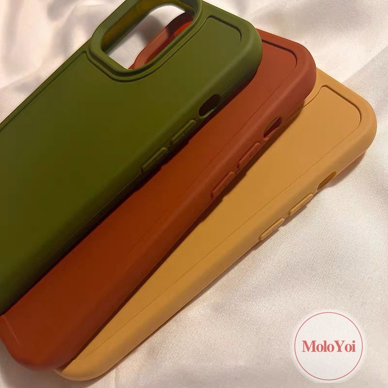 Soft Case Matte Warna Permen Macaron Untuk iPhone 14 13 11 12 Pro MAX 7plus 8plus XR X XS MAX 7 8 Plus
