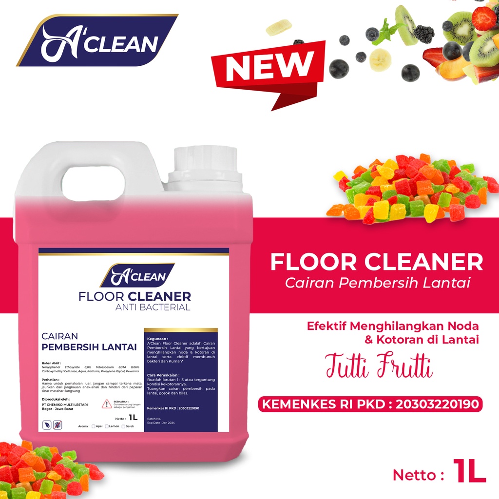 Pembersih Lantai Antibacterial / FLOOR CLEANER Amorens 1 Liter [1000ml]