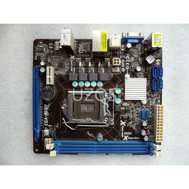 Motherboard ASROCK H61 LGA1155 / Mobo H 61 LGA 1155 DDR3