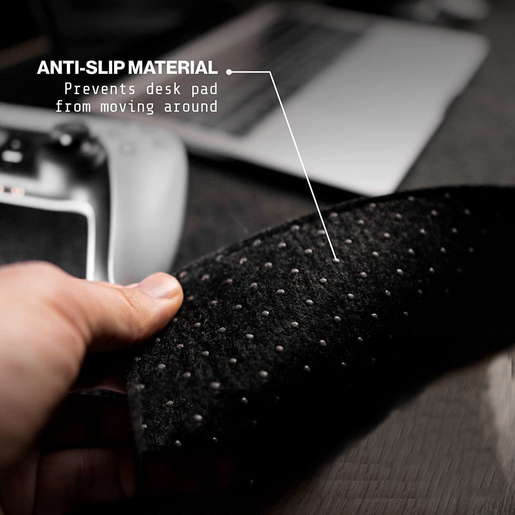 Mouse Pad Gaming Bahan Wol Felt Ukuran Besar Untuk Meja Kantor / Rumah