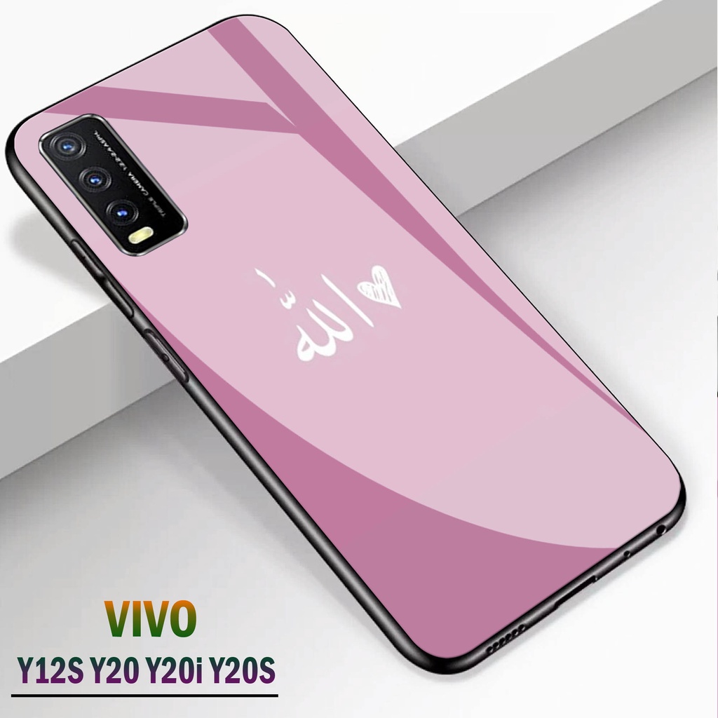 Softcase kaca VIVO Y12S Y20 Y20i Y20S - Case Handphone VIVO Y12S Y20 Y20i Y20S [T21].