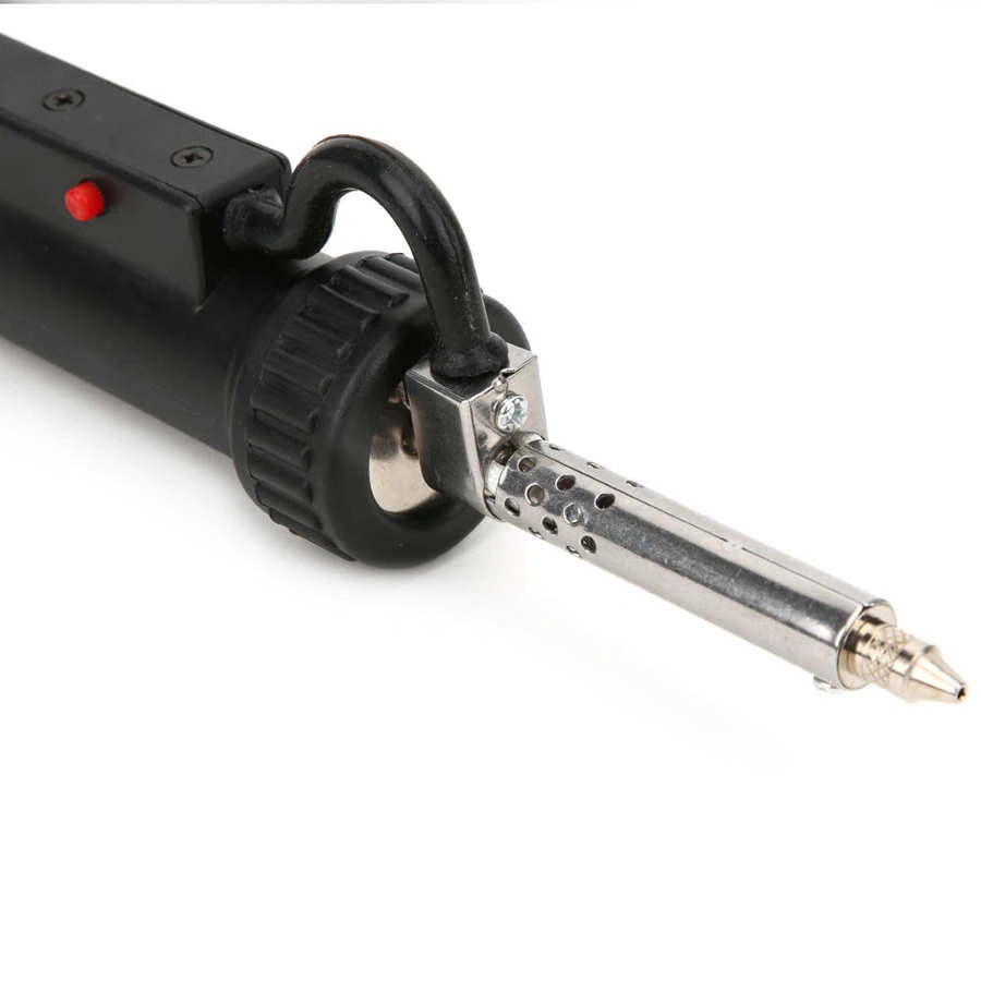 WALFRONT Vacuum Solder Sucker Desoldering Suction Pump Iron Gun Tin Tool - BBT-680 - Black