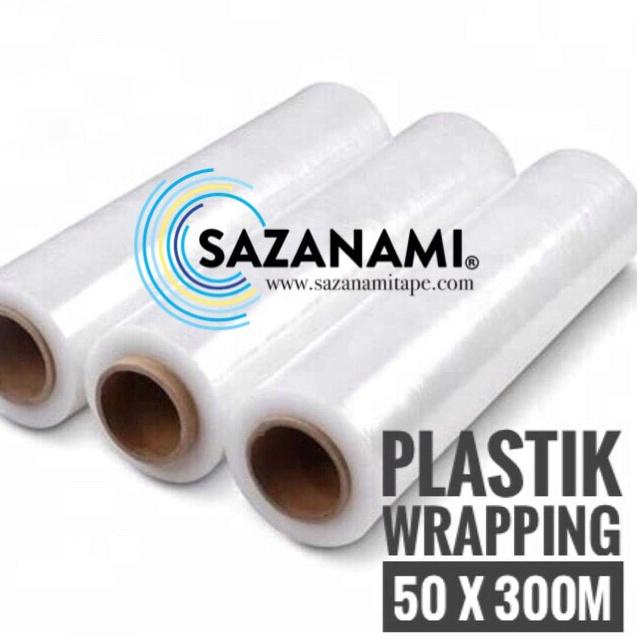 

Stock Limited PUTIH STRETCH FILM 50CM X 300M PUTIH PLASTIK WRAPPING PLASTIC WRAP PACKINGAN