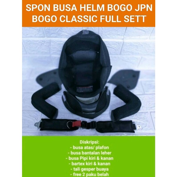 BUSA HELM SPON HELM BOGO FULL BODY BOGO RETRO FULL SETT