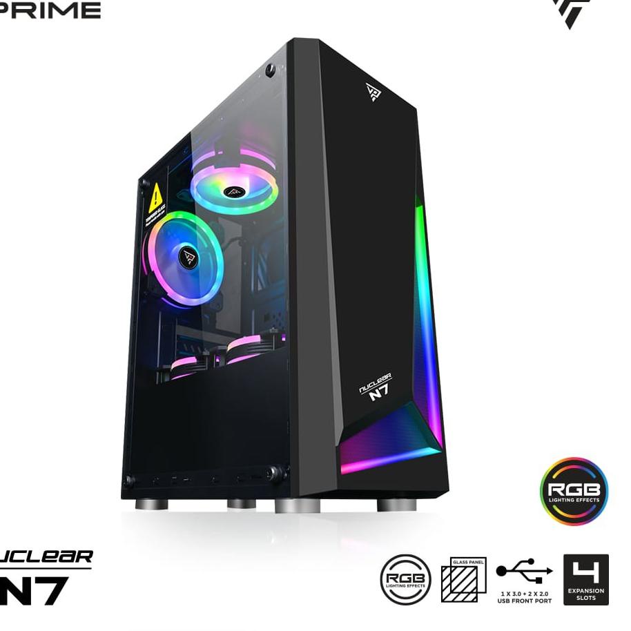 Promo Sekarang--Pc Case gaming Varro Prime Nuclear N7 - Casing komputer Varro N-7