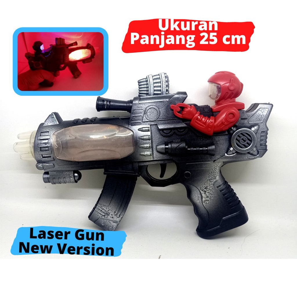 mainan anak laki laki mainan pistol laser pistol baterai anak