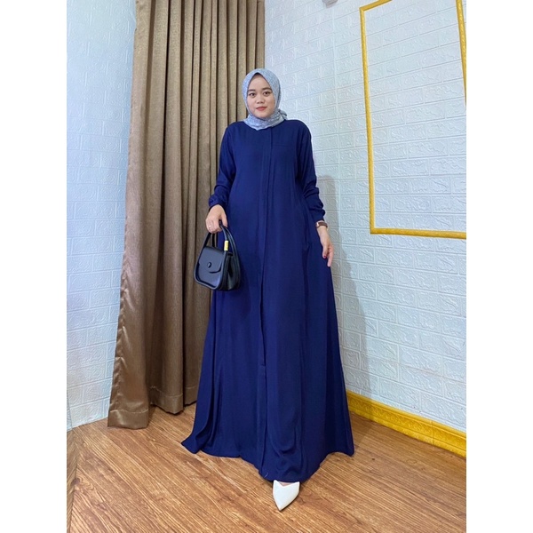 Dress Khodijah, Bahan Rayontwill premium, LD 110 PB 140