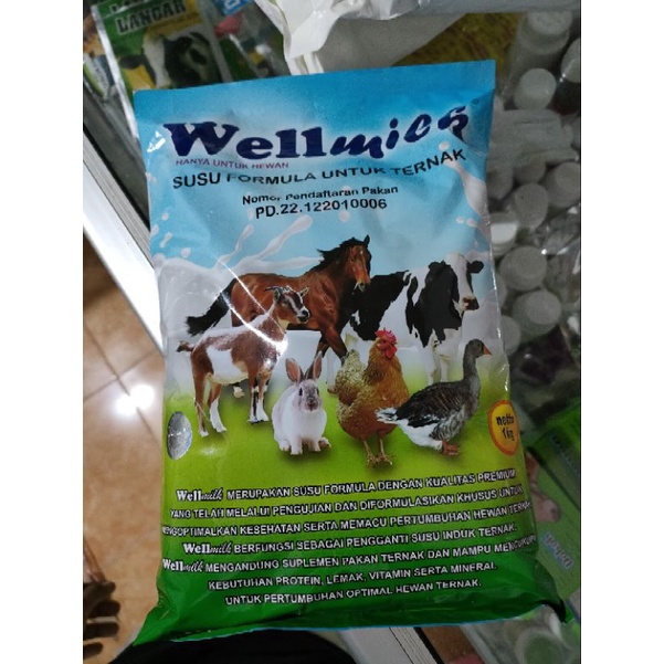 Wemilk Susu Pengganti Susu Induk Kambing Domba Sapi