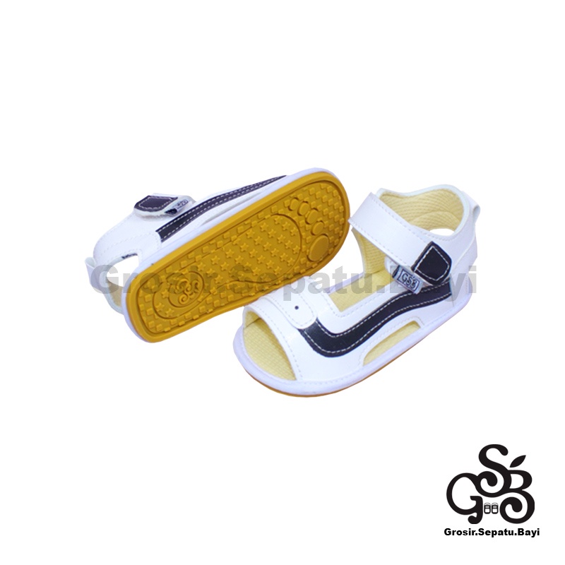 sepatu bayi sandal bayi sendal bayi laki laki perempuan prewalker bayi  umur 2 - 12 bulan model casual S07 polos ringan  fleksibel &amp; Anti Slip